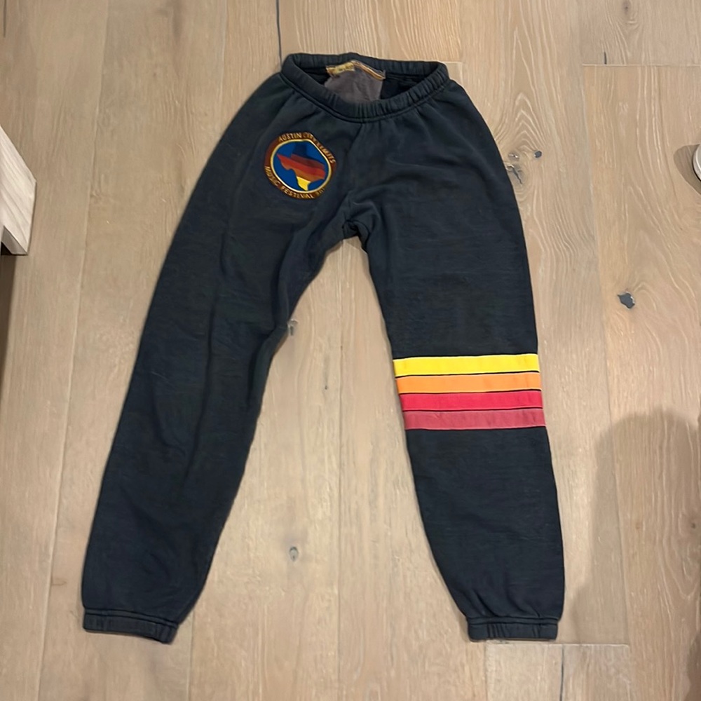 Aviator nation grey sweatpants